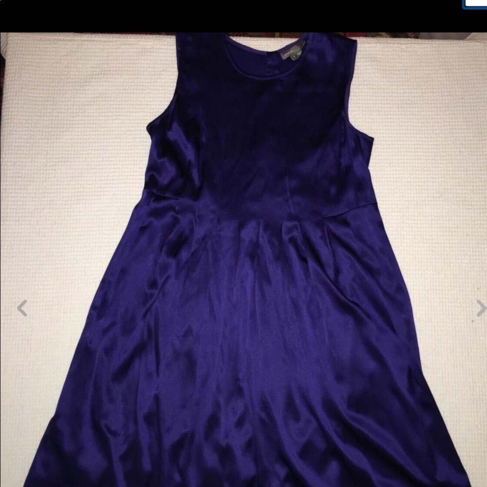 Vince Purple Silk Dress 2 XS Boho flowy